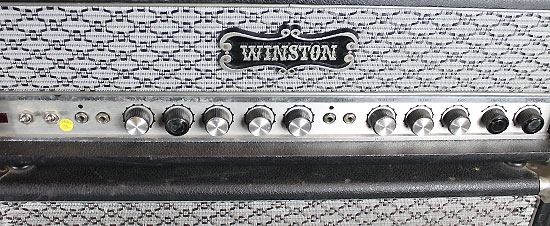 Winston GA 200 by Echolette Germany ampli 100W attenue en 50W (2 lampes en moins)