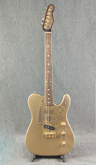 James Trussart Steelcaster Gold African