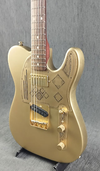 James Trussart Steelcaster Gold African