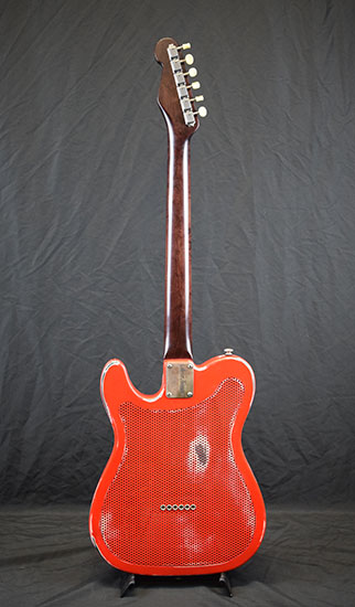 James Trussart Steelcaster Green Star Red over Cream