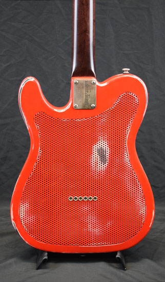 James Trussart Steelcaster Green Star Red over Cream