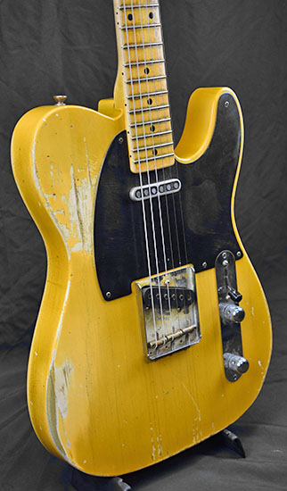 Fender Custom Shop 953 Heavy Relic Telecaster Nocaster Blonde Master Built Paul Waller