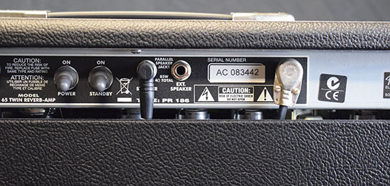 Fender Twin Reverb Amp 65 Custom 15
